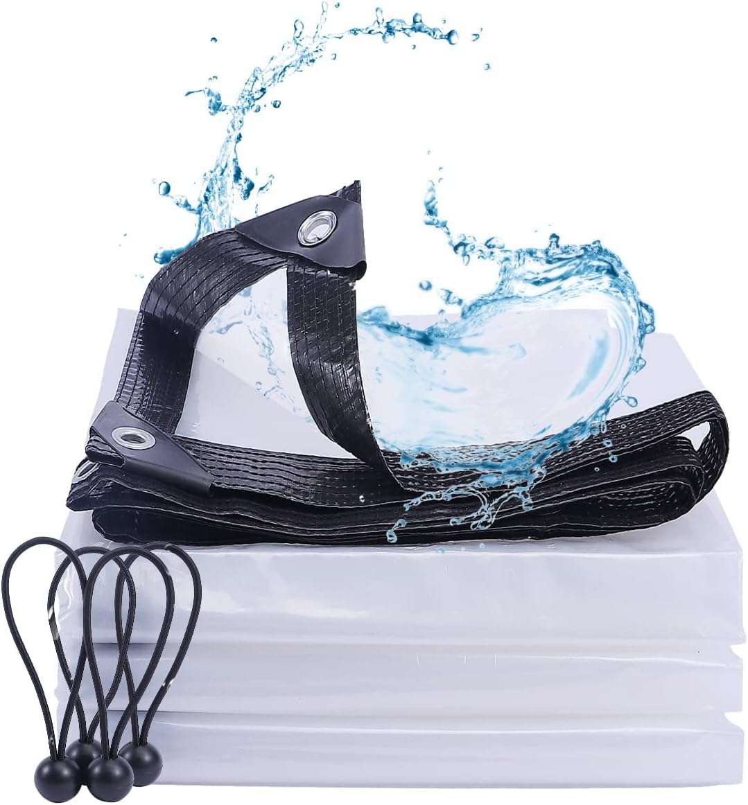 Clear PE Tarp 130g/m² Heavy Duty Waterproof