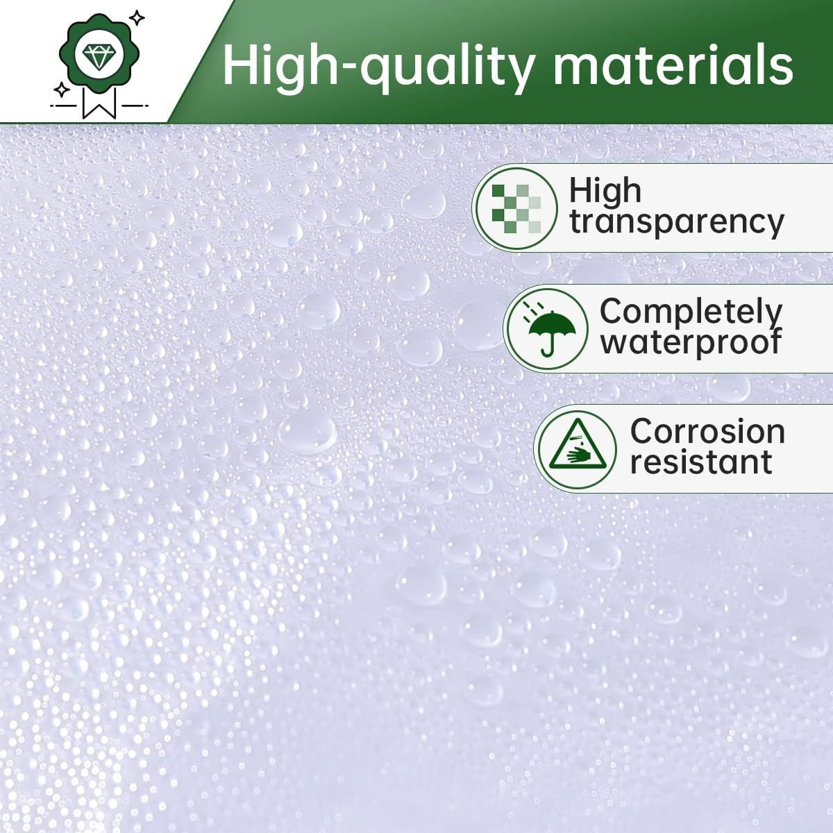 Clear PE Tarp 130g/m² Heavy Duty Waterproof