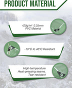 Custom  15 Mil 420g/m² Clear Tarps Heavy Duty Water Resistant