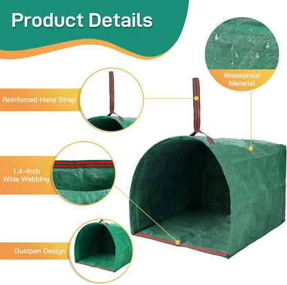 53 Gallon  Reusable Heavy Duty Garden Leaf Collection Bags