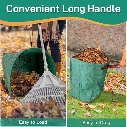 53 Gallon  Reusable Heavy Duty Garden Leaf Collection Bags