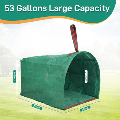 53 Gallon  Reusable Heavy Duty Garden Leaf Collection Bags