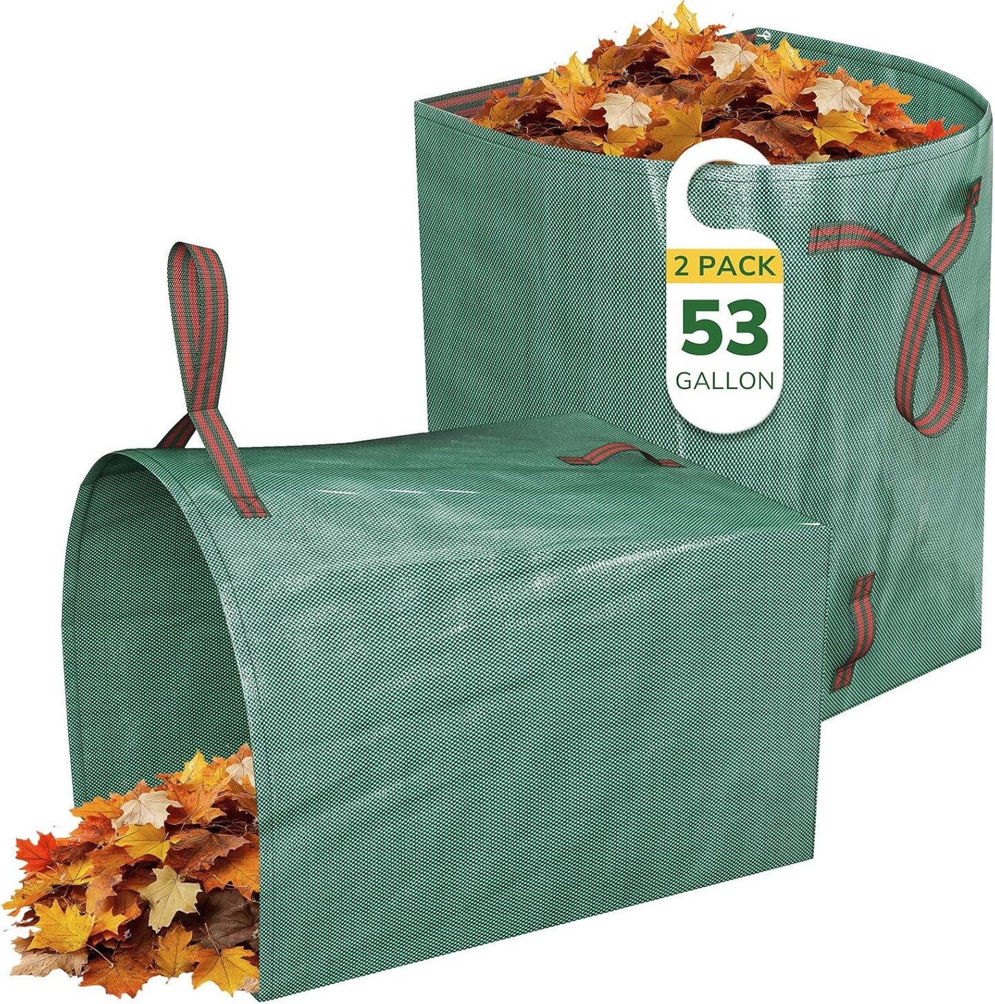 53 Gallon  Reusable Heavy Duty Garden Leaf Collection Bags