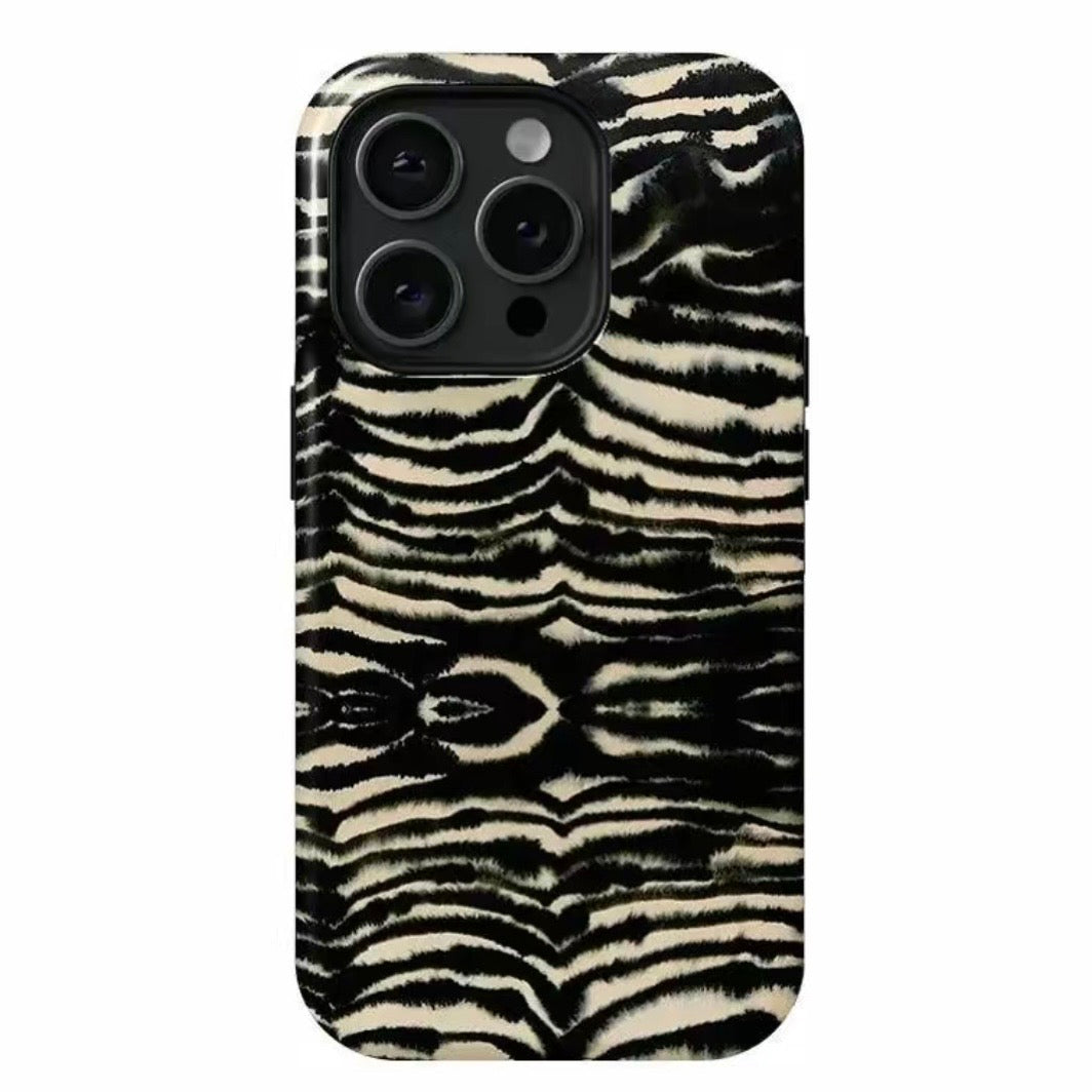 Zebra Print Protective Phone Case For iPhone