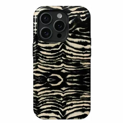Zebra Print Protective Phone Case For iPhone