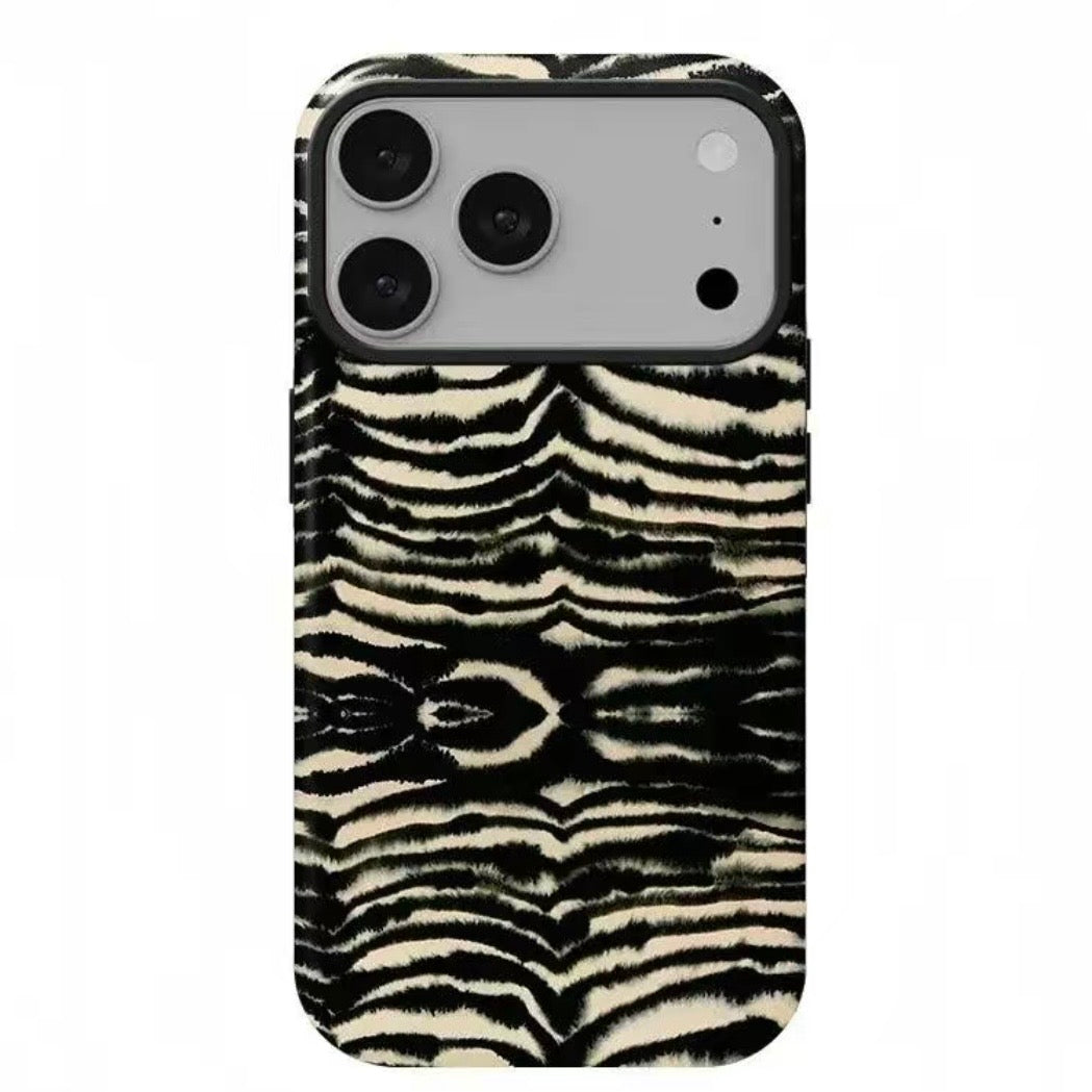 Zebra Print Protective Phone Case For iPhone