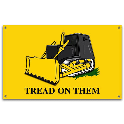 Tread On Them Killdozer Flag 3x5 Ft Flags