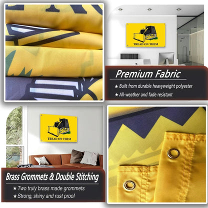 Tread On Them Killdozer Flag 3x5 Ft Flags