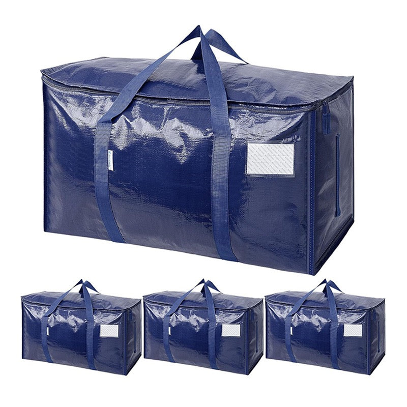 24 Gallon Extra Large Moving Bags Heavy Duty with Zippers & Carrying Handles