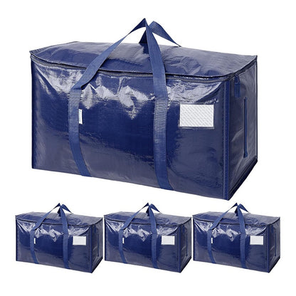 24 Gallon Extra Large Moving Bags Heavy Duty with Zippers & Carrying Handles