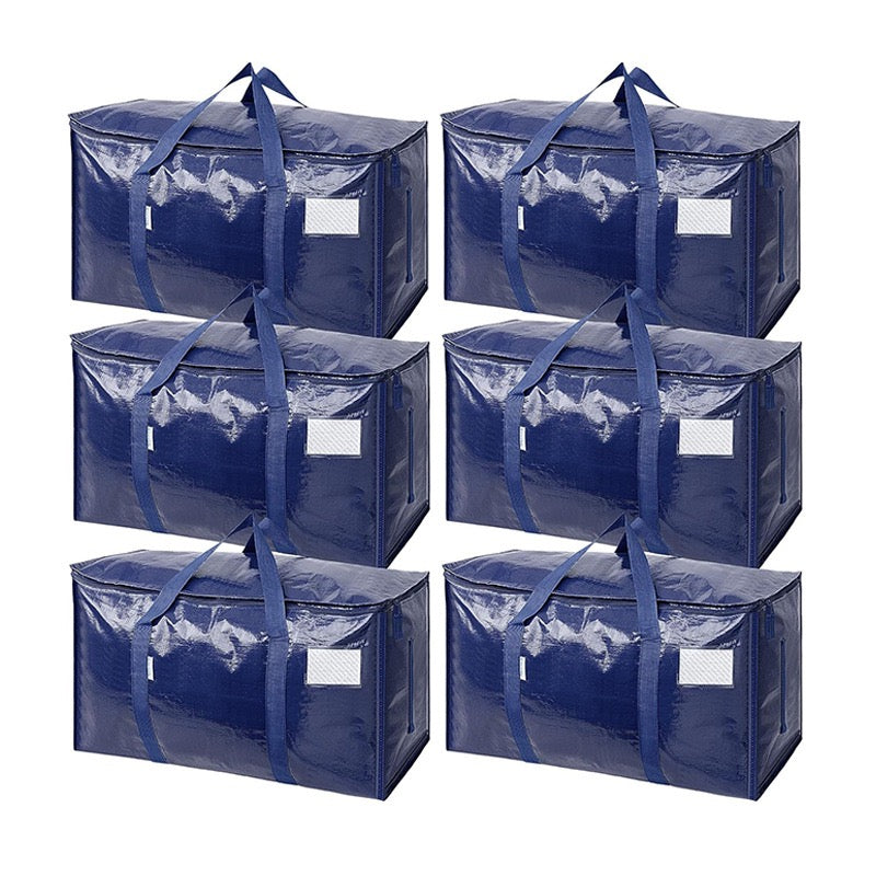 24 Gallon Extra Large Moving Bags Heavy Duty with Zippers & Carrying Handles