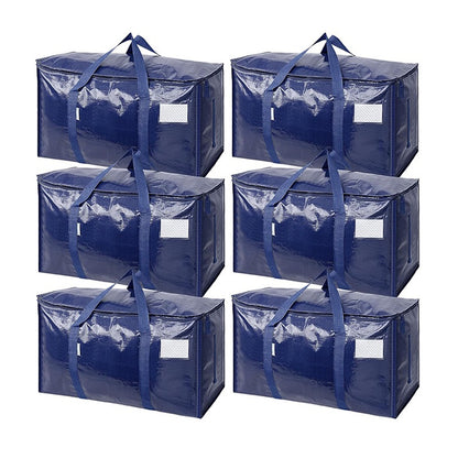 24 Gallon Extra Large Moving Bags Heavy Duty with Zippers & Carrying Handles