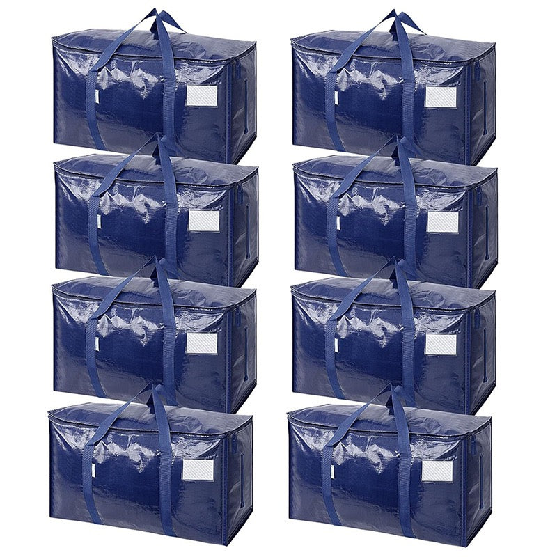 24 Gallon Extra Large Moving Bags Heavy Duty with Zippers & Carrying Handles