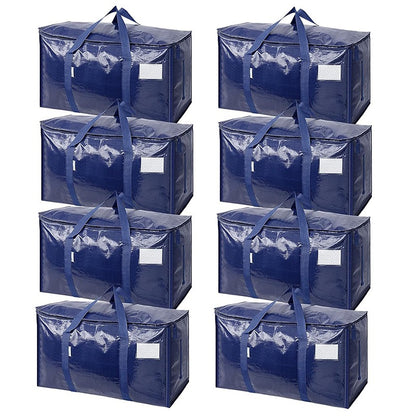 24 Gallon Extra Large Moving Bags Heavy Duty with Zippers & Carrying Handles