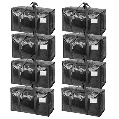 24 Gallon Extra Large Moving Bags Heavy Duty with Zippers & Carrying Handles
