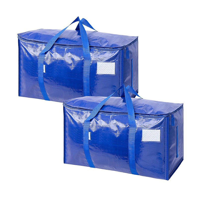 24 Gallon Extra Large Moving Bags Heavy Duty with Zippers & Carrying Handles