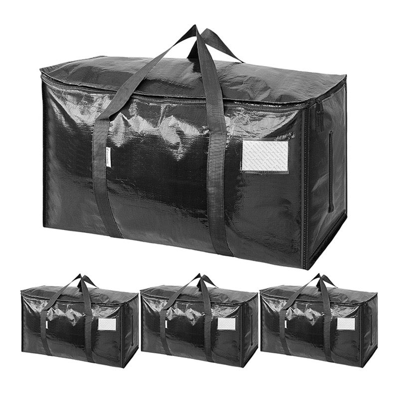24 Gallon Extra Large Moving Bags Heavy Duty with Zippers & Carrying Handles