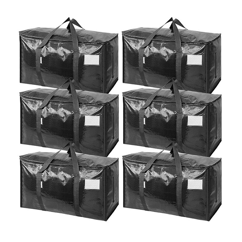 24 Gallon Extra Large Moving Bags Heavy Duty with Zippers & Carrying Handles
