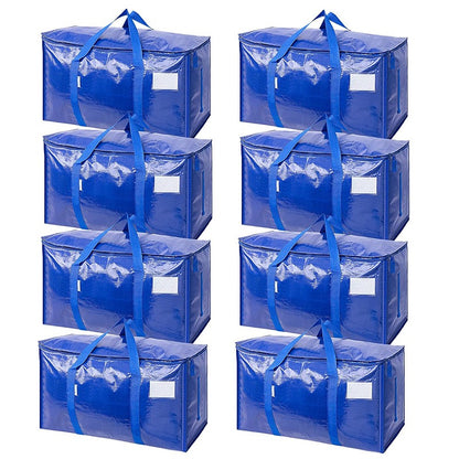 24 Gallon Extra Large Moving Bags Heavy Duty with Zippers & Carrying Handles